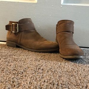 Brown booties